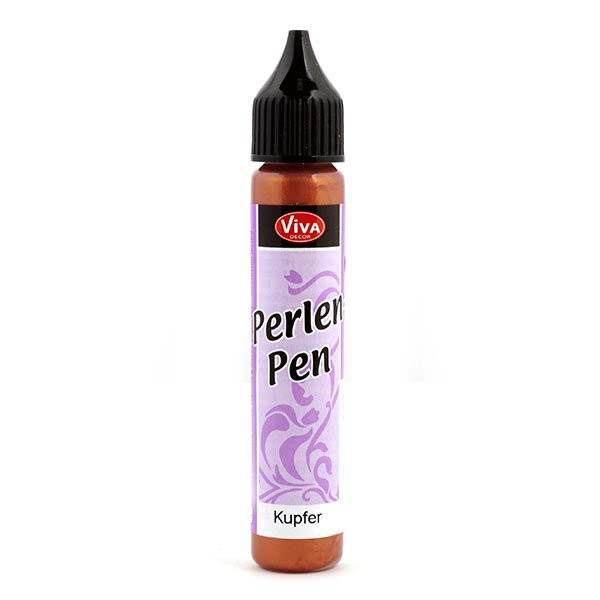 Краска для создания жемчужин "Perlen-Pen Metallic", Медь, 25мл. "Viva Decor"