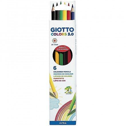 Набор цветных карандашей "GIOTTO COLORS 3.0" 6цв. 276800