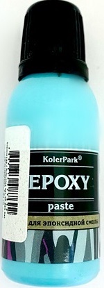 Пигментная паста для эпоксидной смолы "KolerPark" 20 мл., бирюзовая КР.524