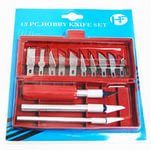 Ножи для макетирования 3шт. в компл.:13 смен. лезвий, щипцы