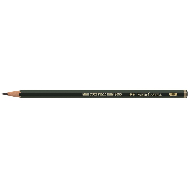 Карандаш чернографитовый Faber-Castell "Castell"-9000, 5В