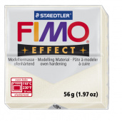 Пластика "Fimo effect", брус 56гр.Металлик Жемчужный