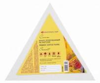 Холст на картоне "Сонет", треугольный, стороны 20 см, 280 г/м2, 100% хлопок, акриловый грунт