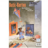 Бумага имитация батика 250г. 23х33 5л/уп ассорти