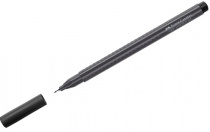 Ручка капиллярная Faber-Castell GRIP FINEPEN для черчения 0,4мм, черная, трехгранная