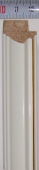 Рама 20 х 20 см. БС 232 ЛБ со стеклом, багет деревянный "Малайзия", "4 пальца"