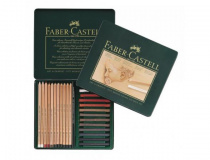 Набор карандашей и мелков Faber-Castell для рисов., профес.в уч.наб. PITT MONOCHROME и PITT PASTEL, 