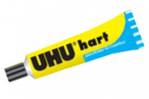 Клей UHU "Hart" для жестких пластиков, 7 г, 47745