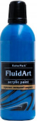 Краска декоративная, жидкий акрил Fluid Art "KolerPark" 800 мл., синий КР.304