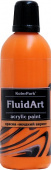 Краска декоративная, жидкий акрил Fluid Art "KolerPark" 80 мл., оранжевый КР.314
