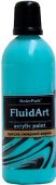 Краска декоративная, жидкий акрил Fluid Art "KolerPark" 800 мл., бирюзовый КР.306