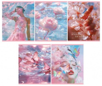 Тетрадь 48л., А5, клетка BG "Sparkle", суперэконом