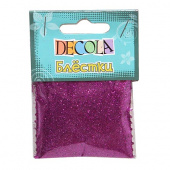 Блестки декоративные 0,3 мм. Лиловый "Decola"