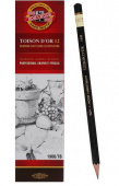 Карандаш чернографитный KOH-I-NOOR "Toison D'or 1900" 7B, заточенный