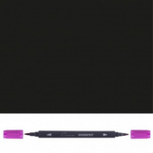 Аквамаркер "Сонет", двусторонний (кисточка и тонкий стержень), Сажа газовая