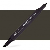 Маркер спиртовой Сонет Twin Brush, Черно-оливковый