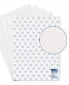 Бумага для акварели, (1 лист, упак 5л.) 560*760мм, "Студия", 600г/м2, среднее зерно, 100% хлопок