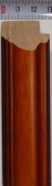 Рама 35 х 45 см. БС 224 МО со стеклом, багет деревянный "Малайзия", "4 пальца"