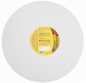 Холст на картоне "Сонет", круглый, диаметр 40 см, 280 г/м2, 100% хлопок, акриловый грунт, ср., зерно