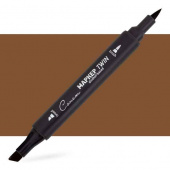 Маркер спиртовой Сонет Twin Brush, Умбра натуральная