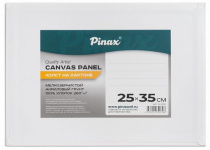Холст грунтованный на картоне 25х35см, 100% хлопок, 280 г/м2 мелкозернистый Pinax