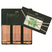 Набор пастельных карандашей Faber-Castell PITT 60 цв., металл.кор.