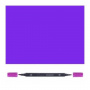 Аквамаркер "Сонет", двусторонний (кисточка и тонкий стержень), Фиолетовый средний