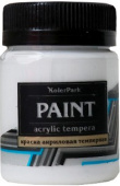 Краска акриловая темперная "KolerPark" 50 мл., белая P.W.6 КР.200