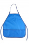 Фартук для труда Ф-1 с карманом синий универсальный (0963)
