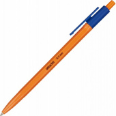 Ручка шариковая автомат. Синий стержень 0,5мм Attache Economy, оранжевый корпус