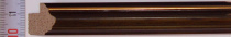 Рама 24 х 30 см БС 230 МЗ со стеклом, багет деревянный "Малайзия", "4 пальца"