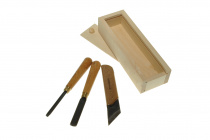 Набор "Татьянка" №1 из 3 стамесок по мягкому дереву (сталь Н 12с) "Татьянка"