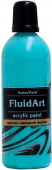 Краска декоративная, жидкий акрил Fluid Art "KolerPark" 80 мл., бирюзовый КР.306