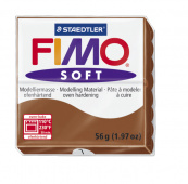 Пластика "Fimo soft", брус 56гр. Карамель