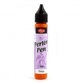 Краска для создания жемчужин "Perlen-Pen",Оранжевый , 25мл. "Viva Decor"