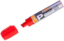 Маркер перманентный промышленный Line Plus "PER-2610" красный, скошенный, 10мм