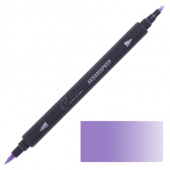 Аквамаркер "Сонет", двусторонний (кисточка и тонкий стержень), Ультрамарин фиолетовый