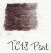 Карандаш угольный тонированный кр.корп.8мм,гриф.-4 мм,водорастворимый,цв.-TC18 Торфяной "Derwent"