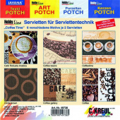 Салфетка для декупажа (1шт.) (Уп. 6 мотивов по 2шт) "Время кофе" "Kreul"