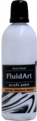Краска декоративная, жидкий акрил Fluid Art "KolerPark" 80 мл., белый КР.300