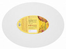 Холст на картоне "Сонет", овальный, 30х40 см, 280 г/м2, 100% хлопок, акриловый грунт, среднее зерно