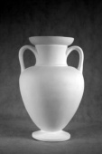 Гипсовая фигура ваза античная с двумя ручками, h=42см