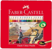 Набор акварельных детских карандашей GRIP 2001, в металлической коробке, 36 шт. "Faber-Castell"
