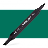 Маркер спиртовой Сонет Twin Brush, Темно-зеленый