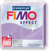 Пластика "Fimo effect", брус 57гр. Перламутр лиловый