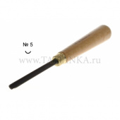 Стамеска прямая полукруглая №5, TAT-5/5