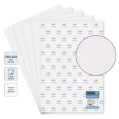 Бумага для акварели, (1 лист, упак 10л.) 380*560мм, "Студия", 300г/м2, мелкое зерно, 100% хлопок