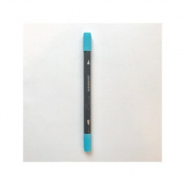 Аквамаркер "Сонет", двусторонний (кисточка и тонкий стержень), Циан