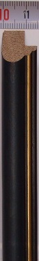 Рама 20 х 30 см. БС 229 МС со стеклом, багет деревянный "Малайзия", "4 пальца"