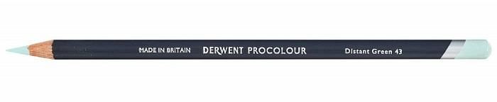 Карандаш цветной Derwent Procolour №43 Зеленый дальний Карандаш цветной Derwent Procolour №43 Зеленый дальний